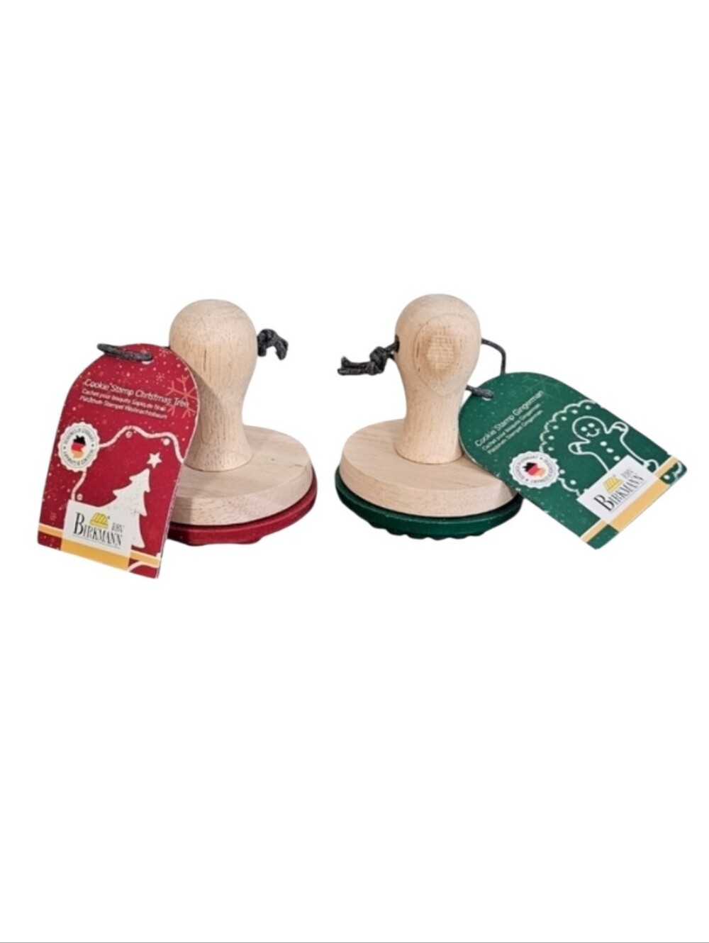 Birkmann Christmas Tree & Gingerbread Man Cookie Stamp Set